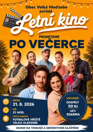 letní kino na fotbalovém hřišti