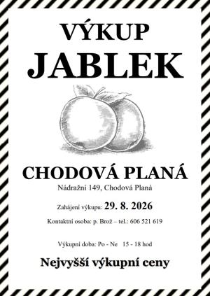 výkup jablek 2026